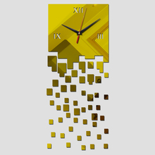 2016 chegada nova decoração início espelho acrílico adesivo de parede relógio de parede design moderno cofre digital grande relógio de quartzo freeshipping 2024 - compre barato