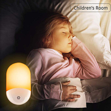 Luz LED de noche enchufable para niños, luces de pared de atardecer a amanecer, encendido/apagado automático para dormitorio, pasillo 2024 - compra barato