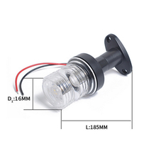 12V DC 2.5W ABS Plastic Boat Lights Marine Boat Yacht Navigation Anchor LED All Round 360° Light Pure White 250LM 2024 - buy cheap
