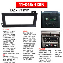 Radio Fascia 11-015 1 Din para cirus, Sebring, corde, Cherokee, DODGE Grand Cherokee, DVD estéreo y Panel para, montaje de tablero 2024 - compra barato