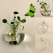 Стеклянная ваза настенный Висячие емкости для гидропоники Террариум аквариум Горшечное растение цветочный горшок 2024 - купить недорого