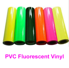 1 folha de vinil fluorescente de 25cm x 100cm (10 "x 40"), vinil neon para transferência de calor, plotter de corte feito na coreia do sul 2024 - compre barato