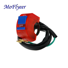 Moflyeer-interruptor de motocicleta, acessório de interruptor com botão de pressão, para guidão 2024 - compre barato