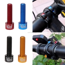 4pcs/bag Bicycle Handlebar Stem Screw M5x17mm Aluminum Alloy Bolt Fixed Gear MTB 2024 - buy cheap