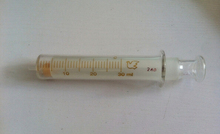 30 ML seringa De Vidro injector sampler de distribuição com tinta química medicina 2024 - compre barato