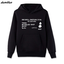 Spring Autumn Men Fleece Hoodie Ammo Can Sweatshirt Trench Gun Winchester 1897 Flaming Bomb Buckshot Hoodies Cool Jacket Coat 2024 - buy cheap