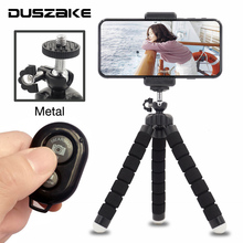 Duszake mini tripé gorillapod, flexível, para câmera de telefone celular, tipo polvo, para iphone, xiaomi, samsung 2024 - compre barato