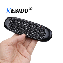 Kebidu 2,4G ratón inalámbrico de aire C120 teclado de Control remoto recargable para TV Box ordenador Android 2024 - compra barato
