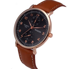 Top Brand Luxury Erkek Saat Bayan Kol Saati Watch Men Retro Design Leather Band Analog Alloy Quartz Wrist Watch Mens Watches 2024 - buy cheap