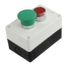 Indicador de luz roja NC, interruptor momentáneo plano, pulsador, CA 240V 3A 2024 - compra barato