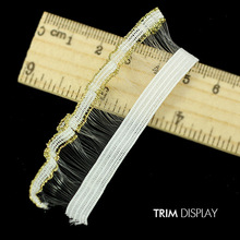 Cinta elástica de 22mm de oro blanco, cinta de encaje de red decorativa, embellecedor, Material de costura 50yd/T1005 2024 - compra barato