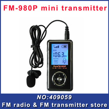 Чистый FM-980P мини-fm-радио audi передатчик для автомобиль школьные стерео для автошкола бесплатная доставка 2024 - купить недорого