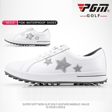 Pgm Women Lightweight Golf Shoes Breathable Fashion Small White Shoes Non-Slip Wear-Resistant Lace Up Golf Sneakers  D0770 2024 - buy cheap