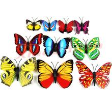 30 pçs/lote 3d borboleta magnética geladeira casa decoração da parede do quarto adesivo decorativo DIY-Y102 2024 - compre barato