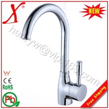 X8510K2 - Deck Mounted Chrome Finish Brass Material Hot & Cold Water Kitchen Faucet 2024 - buy cheap