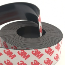 1Meter/LOT Rubber Magnet 30*1 mm Self Adhesive Flexible Magnetic Strip Rubber Magnet Tape Width 30mm Thickness 1mm  30x1 mm 2024 - buy cheap