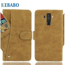 Vintage Leather Wallet Vernee V2 pro Case 5.99" Luxury 3 Front Card Slots Cover Magnet Stand Phone Protective Bags 2024 - buy cheap