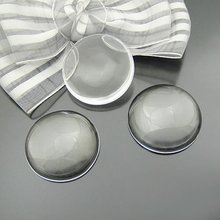 Free shipping!!!!DIY jewelry findings-35mm diameter 7mm thick Glass round Cameo Cabochon 2024 - buy cheap