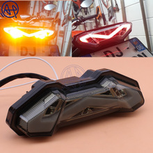 1pcs Motorcycle Black Integrated LED Brake Stop Tail Light+Turn Signals Light For For YAMAHA FZ-09 MT-09 FJ-09 MT09 Tracer 13-17 2024 - buy cheap