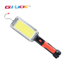 Gijoe cob luzes de trabalho rotativas, led, recarregável luz magnética use 2*18650 bateria com gancho clipe à prova d' água, luz de acampamento 2024 - compre barato