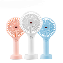 Portable Handheld Mini USB Fan Air Conditioning Fan Rechargeable Display Screen Desk Hand Dream Fan for Home Office Outdoor 2024 - buy cheap