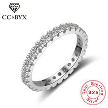 CC 925 Sterling Silver Jewelry Classic Simple Design Wedding Rings For Women Bridal Engagement Ring Drop Shipping Bague CC826 2024 - buy cheap