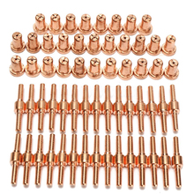 60pcs Extended Long Tip Electrode & Nozzles For PT31 LG40 40A Plasma Cutter 2024 - buy cheap