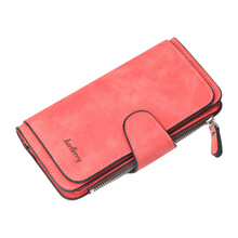 Brand Wallet Women Ladies Clutch Wallet High Quality Scrub Leather Lady Purses Long Female Wallet Carteira Feminina 2024 - buy cheap