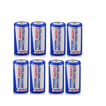 8 Uds./LITELONG CR123A batería de litio recargable 3V batería de la Cámara de litio 16340 baterías 1300mah 2024 - compra barato