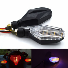 Intermitente LED Universal para motocicleta, para Yamaha FZ1, FZ6, Fazer, FZ8, FZ6R, XJ6, MT-07, MT09, MT-09, SR 2024 - compra barato