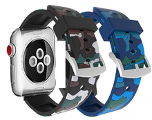 Силиконовый ремешок для apple watch, ремешок 42 мм 40 мм, 38 мм, Версия 44 мм резиновый спортивный браслет на запястье с переходник для iwatch 4 3 2 1 2024 - купить недорого
