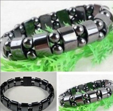 New Charming Jewelry Black Magnetic Hematite Healing Unisex Loose Beads Bracelet Gifts Drop Shipping BL-0258 2024 - buy cheap