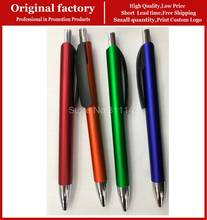 Whole plastic pen promotional customized pen with logo clip can print logo 2024 - купить недорого