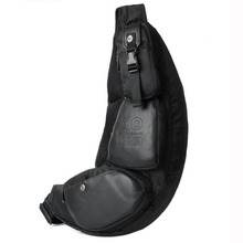 Мужская Слинг-сумка из кожи, повседневный ранец на ремне, вместительный брендовый Однолямочный мессенджер через плечо 2024 - купить недорого