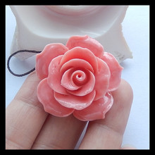 Concha Rosa tallada de flores, accesorios de joyería, colgante de moda, 34x32x13mm, 6,6g, nuevo 2024 - compra barato