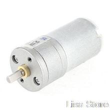 25mm Gear Box DC 12V 1250RPM Output Cylinder Electric Speed Reduce Geared Motor 2024 - buy cheap