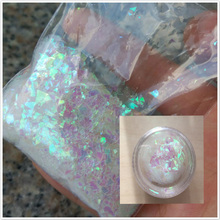 50g/bag Clear White Sparkle Makeup Glitter Nail Art Design DIY Glitter Mix Size Manicure 3D Powder Sequin Fakes Glitter 2024 - buy cheap