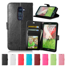 Luxury Wallet PU Leather Back Cover Case For LG Optimus G2 D802 D801 F320 VS980 F340L 5.2" Case Flip Phone Protective Bag Skin 2024 - buy cheap