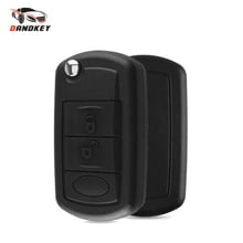 Dandkey 10X Flip Folding Key Shell 3 Buttons For Land Rover Discovery LR3 Range Rover Sport Fob Remote Car Key Case Cover 2024 - buy cheap