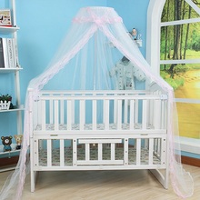 New Foldable Baby Mosquito Net Lace Hanging Dome Baby Crib Mosquito Net Court Style Kids Crib Canopy Baby Bed Tents Crib Netting 2024 - buy cheap