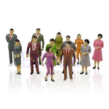 Popular 1:87 Building Layout Model People HO Scale Painted Figure Passenger 100X A2UB 2024 - buy cheap