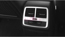 Moldura de moldura Interior para aire acondicionado trasero, cubierta de ventilación ABS, cromo, accesorios para Audi A4, 2016-2017, 1 Uds. 2024 - compra barato