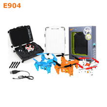 Create Toys E904 2.4G 4CH 6 Axis Gyro Mini Nano RC Quadcopter with Led Lights 3D Roll RC Quadcopter RTF 2024 - buy cheap