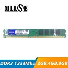 MLLSE-Memoria RAM DDR3 para ordenador de escritorio, 2GB, 4GB, 8GB, 1333, 1333mhz, PC3-10600, PC3-10600U, DIMM, 2g, 4g, 8g 2024 - compra barato