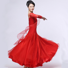 Sexy ladies sexy ballroom dance competition dress female modern waltz tango standard dress stage 89 2024 - buy cheap