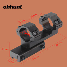 Ohhunt-montaje de alcance de caza, anillos de 11mm, Riel de cola de milano bidireccional para táctica, 22 accesorios para pistola de aire comprimido 2024 - compra barato