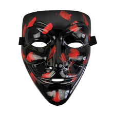 Black Red  V for Vendetta Mask Anonymous Movie Guy Fawkes Roleplay Masque Halloween Masquerade Party V for Vendetta Mask Black 2024 - buy cheap