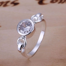 Wholesale 925 jewelry silver plated ring, silver fashion jewelry, Lock Ring /aohajfoa aojajfqa R042 2024 - buy cheap