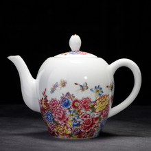 Цзиндэчжэнь эмаль керамический чайник кунг-фу зеленый чайный сервиз ручная роспись синий и белый Xi Shi горшок фарфоровые пастели чайник Teaware 2024 - купить недорого