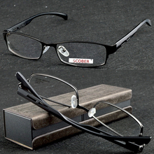 Óculos de Leitura Magnética = Leesbril Scober Revestido Lentes de Óculos de Leitura Full-aro de Liga Comercial + 1 + 1.5 + 2 + 2.5 + 3 + 3.5 + 4 2024 - compre barato